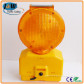 Solar Powered Warning Lamp Light for Roadway Safety